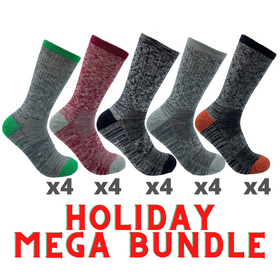 HOLIDAY 2021 MEGA BUNDLE - Crew and Low Cut (20 Pairs)