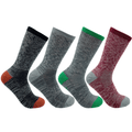 The Quad Bundle: Lightweight Merino Wool Crew Socks - Wildly Goods